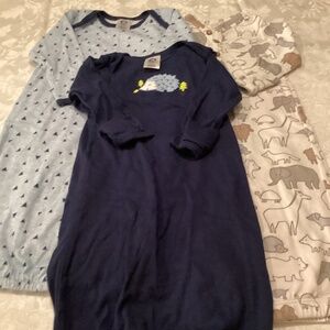 Baby sleeper Pjs with open bottom for easy changing
